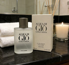 New With Box Acqua Di Gio 3 4oz Eau De Toilette Gift Spray For Men Fast Shipping
