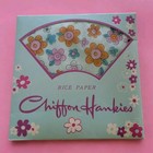 Vtg Rare 1950 s Rice Paper Napkins Chiffon Hankies Banquet Paper Handkerchiefs 