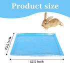 100 Pcs Rabbit Cage Liners Disposable Large Plastic Mat Films For Bunny Guinea P