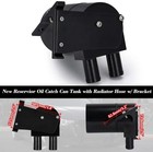 Black Reservior Oil Catch Can Reservoir Tank Kit With  Radiator Hose For Bmw N20