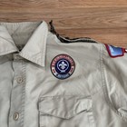 Boy Scouts Of America Uniform Shirt Short Sleeve Button Up Patches Mens Size M