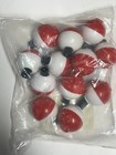 Pack Of 1 1 4  Red And White Round Fishing Bobbers - Classic Fishing Floats