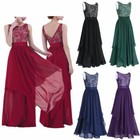Women s Elegant Bridesmaid Wedding Evening Dress Cocktail Formal Party Prom Gown