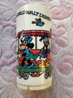 Vintage Walt Disney World Mickey Mouse Donald Minnie Disney Plastic Cup Train