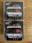 2 Pack Milwaukee 48-11-1865 M18 18-volt High Output 6 0 Ah Battery New Batteries