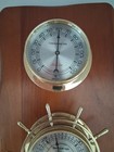 Vintage Sunbeam Nautical Weather Station Thermometer  Barometer  Humidity   54a 