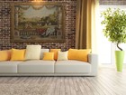 Chateau Bellevue French Woven Tapestry-exquisite Verdure Landscape   Lake Design