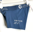 Ethika Nwt Girls Small S 6 8 Athletic Running Shorts Blue Fitted Elastic Waist
