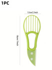 1pc 3-in-1 Avocado Slicer Peeler Pitter     Multifunctional Fruit Cutter Tool-new