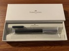 Faber-castell Ambition Fountain Pen  rhombus Black   Medium Steel Nib