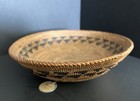 1900   s Antique Native American Indian Mono Basket   Tightly Woven Rattlesnake 7   