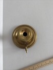 Vintage Brass Chamberstick Candle Stick Holder With Finger Loop Drip Tray Heavy