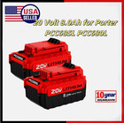 2 Pack For Porter Cable 20v 20 Volt Lithium Tool Battery Max Pcc680l Pcc685l New