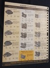 Vintage Kodak Film Camera Schedule Counter Guide Chart Sign Manual Prop Nos