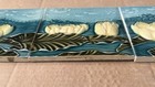3 Germany - Antique Art Nouveau Majolica  Tiles C1900