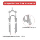 Yescom Electric Bike Conversion Kit 48v 1000w 26  Front Wheel W  Lcd Display