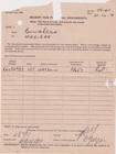 1971 Raf Form 591 Receipt Documents Raf Binbrook To Raf Masirah Oman Fpo 567