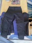 Girls Cat   Jack Black Fleece Lined Leggings 6 7 Lot Of 6