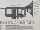 Miles Davis Vintage 1974 Uk Print Advert Big Fun