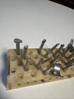 Lot Of 22 Craftool Leather Stamping Tools Plus Holder
