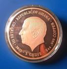 2025 Ghana 5 Oz  999 Fine Proof Copper Coin