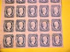 Rare Us Stamps Csa11 Block Of 25 Nh Og Mint Confederate States 10 Cents J Davis