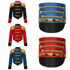 Kids Costume Party Jacket Music Uniform Ringleader Victorian Role Play Tailcoat