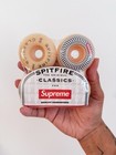 Sealed Set Of 4 Supreme Spitfire Classic Wheels White 53mm  n010 