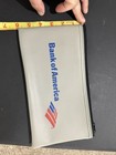 Authentic Bank Of America Deposit Zipper Bag  11in X 6in   brand New  