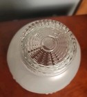 Vintage Frosted Globe Glass Ceiling Light Fixture Lamp Shade 3 1 4    Mcm