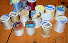 Lot Of 109 Vintage Sewing Thread Assorted Sizes Brands Some W  Wood Spools