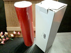 Glossy Red Vinyl Permanent   12in X 40ft Adhesive Vinyl  Permanent Vinyl