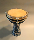 Turkish Darbuka Drum Aluminium Goblet Style Djembe Bongo Hand Etched