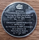 Sterling Silver Proof Peter Paul Rubens 400th Anniversary 1977 Medal 19 7 G