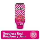 Smucker s Squeeze Seedless Red Raspberry Jam  20 Oz Squeezable Bottle