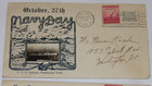 4 1941 Stamped Envelopes Navy Day Oct  27  Uss Potomac  Postmarked Washington Dc