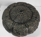 Antique Vintage Chinese Bronze Bowl W lid Chinese Old Estate Quinlong