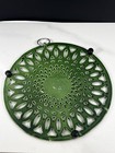 Flower Footed Trivet Crafted From Enameled Cast Iron Sunflower Hang On Wall