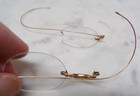 Kee Lock Tested 10k Gold Eyeglasses As Photo Shows For Scrap Only              
