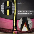 Serenelife Sltra10pnk 10 Feet Large Outdoor Jumping Trampoline W safety Net Cage