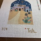 New Sundance Designs Needlepoint Handpainted Canvas Tish Cassandra