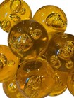 Vtg Estate Mcm Amber Yellow Lucite Acrylic Grapes Cluster Bubbles Driftwood 12   