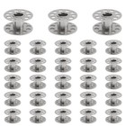 28 Class 15 Metal Sewing Machine Bobbins For Singer Brother Janome Storage Box