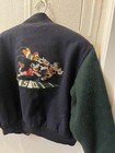 Vintage Wool Disney Kids Bomber Jacket With Mickey And Friends