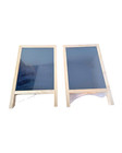Small Blackboard X2 Black Poster Board Mini Double-sided Chalkboards Signs Chalk