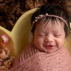 Newborn Wrap And Matching Headband Set Photography Photo Shoot Blanket Props