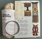 Vintage 1979 Artcraft Concepts Macrame Sampler Wall Hanging Kit No 1408