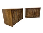 Mid-century Modern Lane Pueblo Brutalist Nightstands - Set Of 2