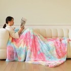 Colour Soft Long Faux Fur Coral Fleece Blanket Warm Plush Cozy Fluffy Blanket