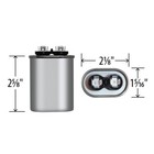 Usa 6 Uf mfd 370-440 Vac Volts Oval Run Capacitor 50 60 Hz - Lot-1